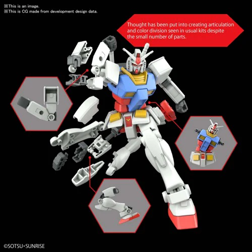 1/144 EG - RX-78-2 - Gundam Model Kit (BANDAI) - Image 3