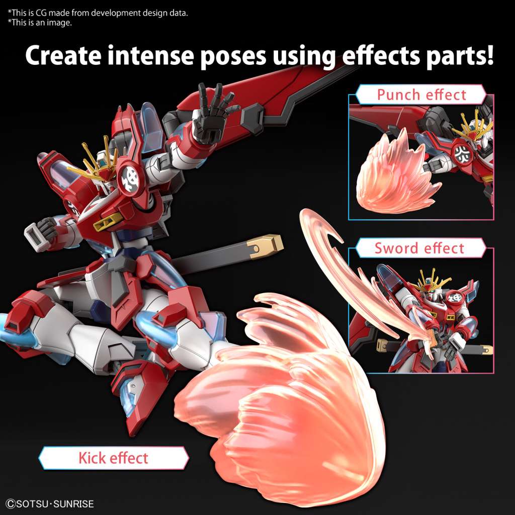 1/144 HG Shin Burning Gundam Model Kit (BANDAI) - Image 5