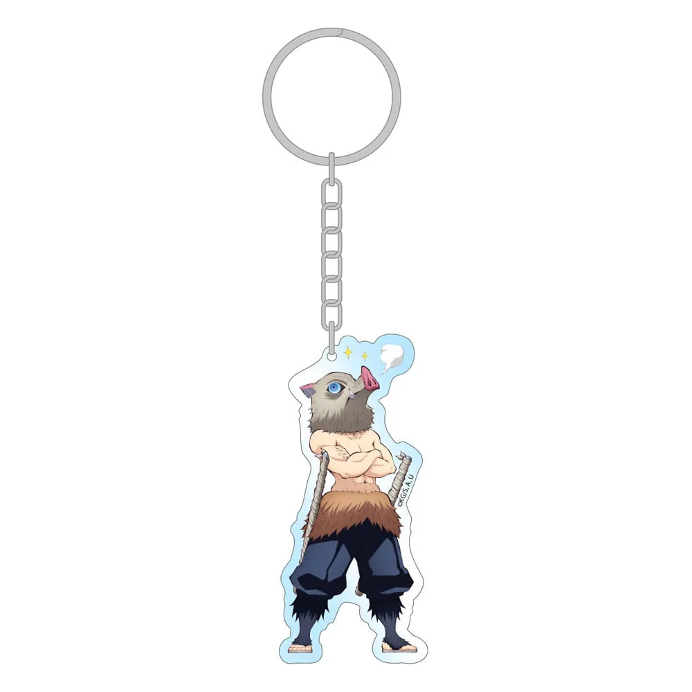Demon Slayer: Kimetsu no Yaiba -  Inosuke Holographic Acrylic Keychain 8 cm (SAKAMI)