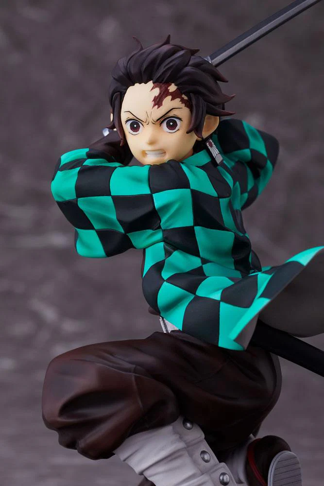 Demon Slayer Kimetsu no Yaiba Statue Tanjiro Kamado (Standard version) 17 cm (ANIPLEX) BOX DAMAGE - G - Image 2