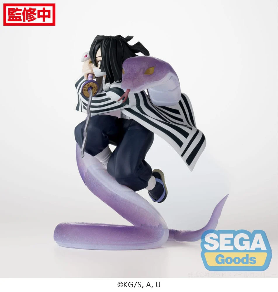 Demon Slayer - Obanai Iguro Hashira Training Arc Xross Link Anime PVC Statue 14 cm (SEGA) - Image 3