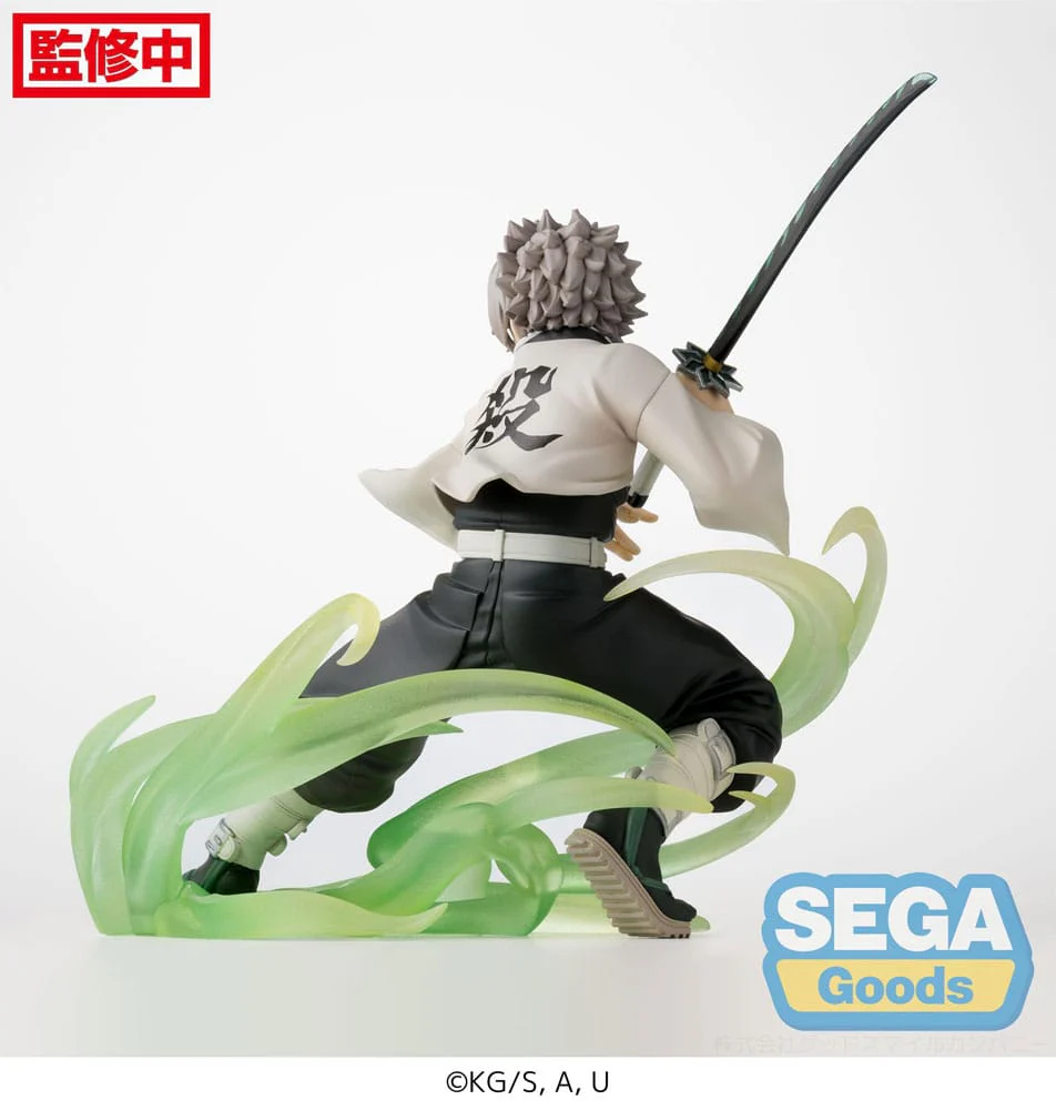 Demon Slayer - Sanemi Shinazugawa Hashira Training Arc Xross Link Anime PVC Statue 12 cm (SEGA) - Image 2