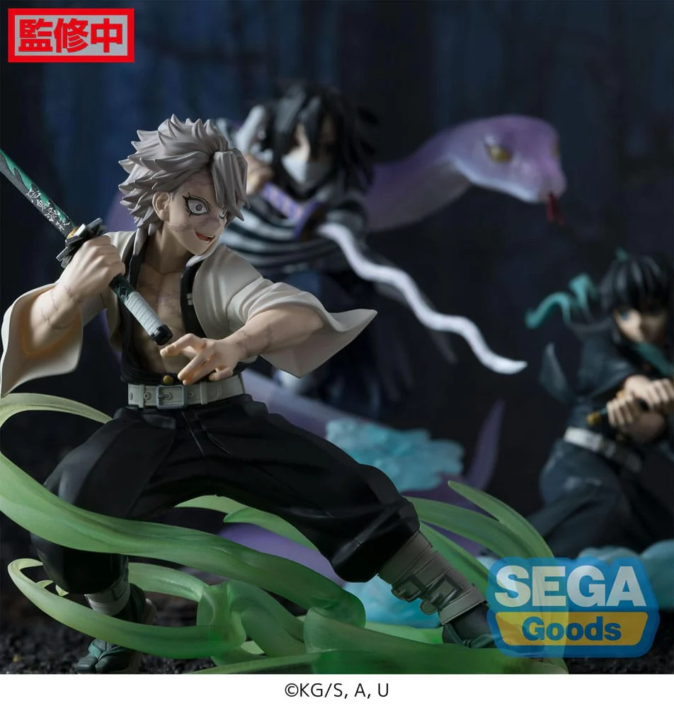 Demon Slayer - Sanemi Shinazugawa Hashira Training Arc Xross Link Anime PVC Statue 12 cm (SEGA) - Image 4