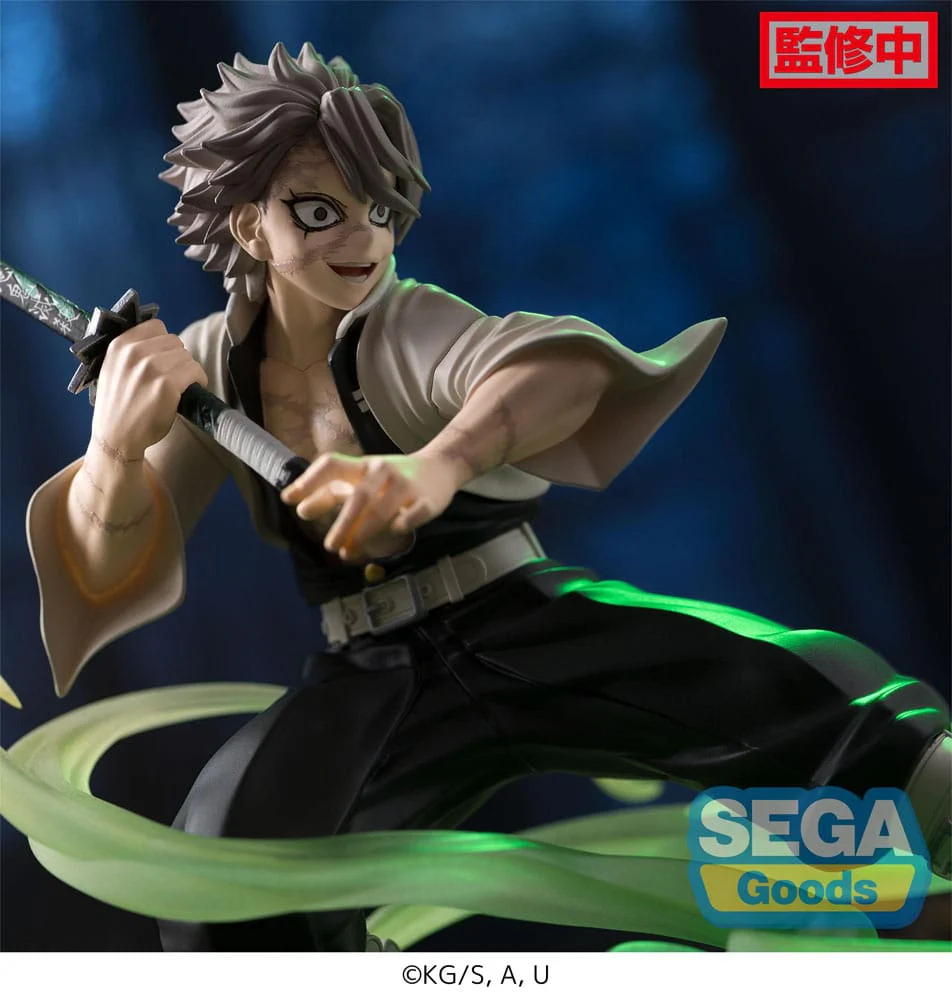 Demon Slayer - Sanemi Shinazugawa Hashira Training Arc Xross Link Anime PVC Statue 12 cm (SEGA) - Image 5