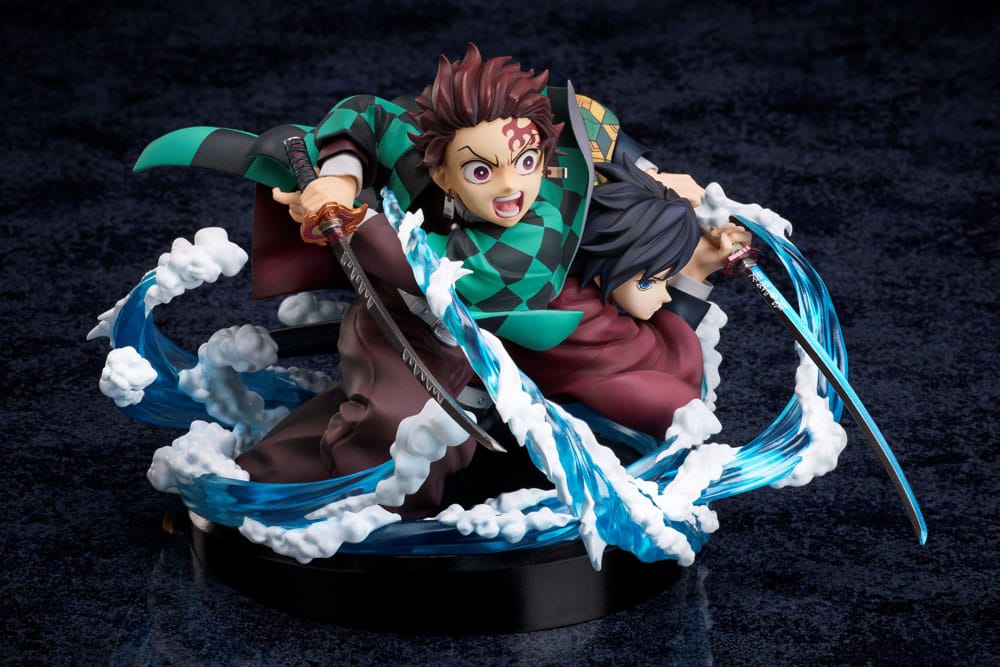 Demon Slayer - Tanjiro & Giyuu PVC Statue 13 cm (ANIPLEX) - Image 2