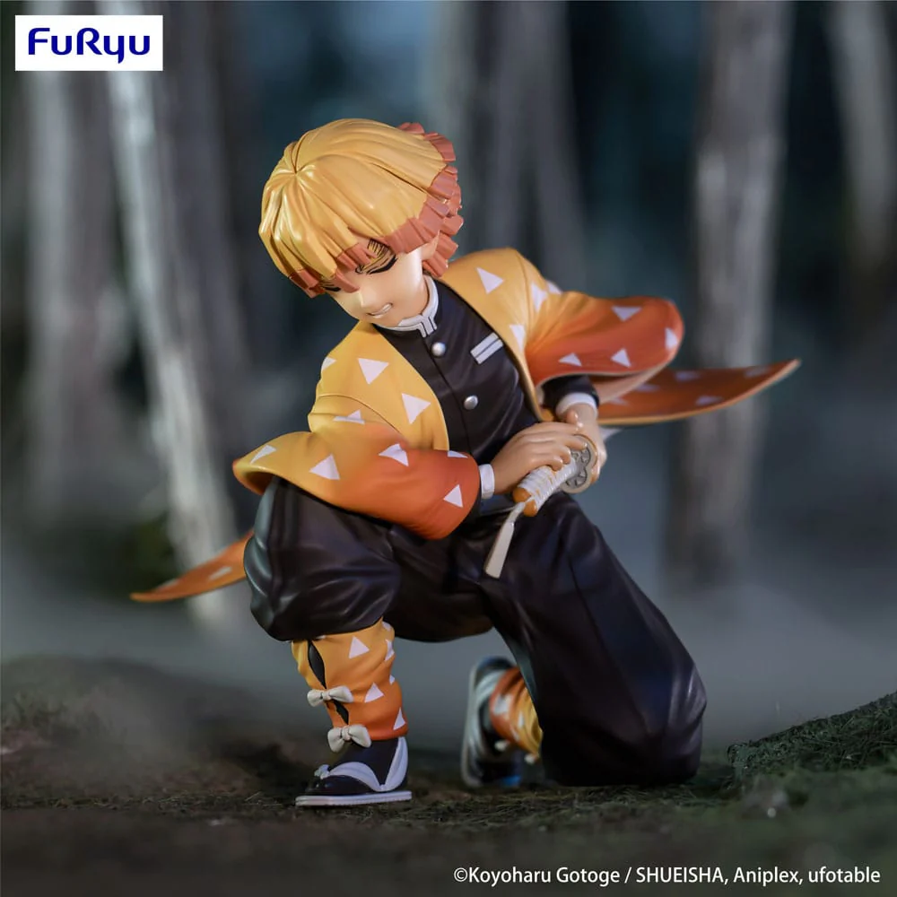 Demon Slayer - Zenitsu Agatsuma Noodle Stopper PVC Statue 10 cm (FURYU) - Image 2