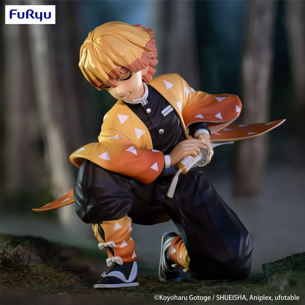 Demon Slayer - Zenitsu Agatsuma Noodle Stopper PVC Statue 10 cm (FURYU) - Image 4