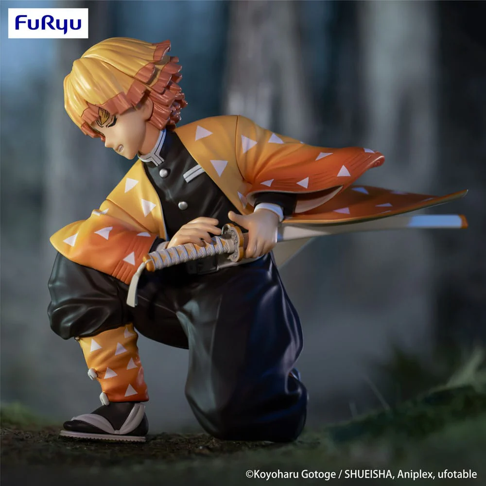 Demon Slayer - Zenitsu Agatsuma Noodle Stopper PVC Statue 10 cm (FURYU) - Image 5