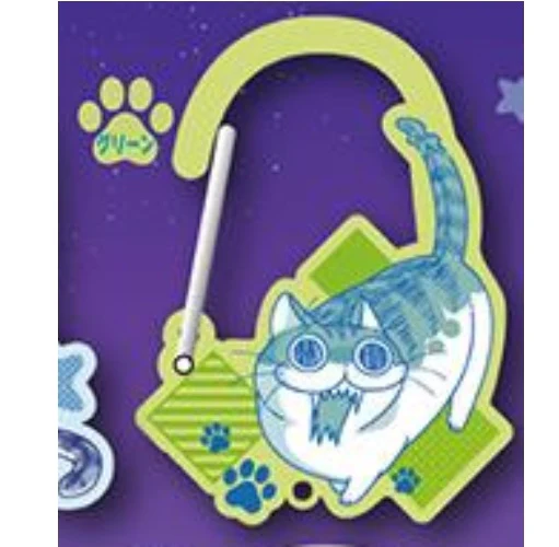 Nights with a Cat - Neko Acrylic Carabiner Clips (PEANUTS CLUB) - Image 4