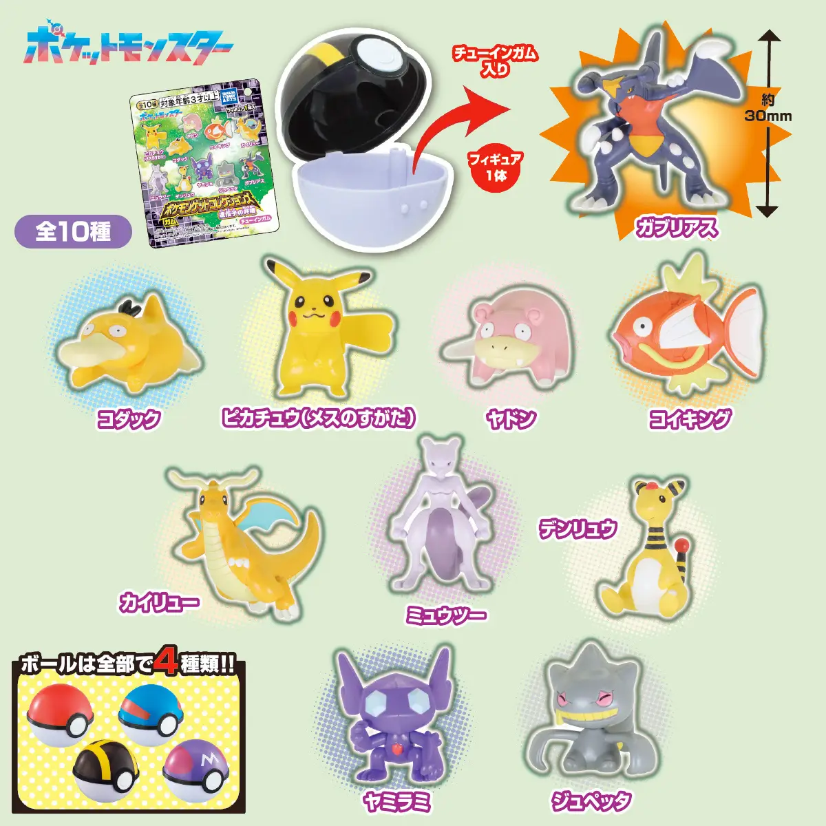 Pokemon Get Collection - Get Collections ~ Genetic Resonance ~ Mystery Pokeball Mini Figures (TAKARA TOMY ARTS)