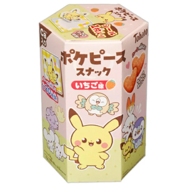 Pokemon - Pokepeace Strawberry Flavour Snack (TOHATO) PAST BBE - Image 3