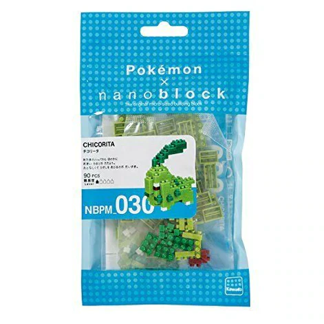 Pokemon x Nanoblock - Chikorita (KAWADA NBPM030) - Image 3