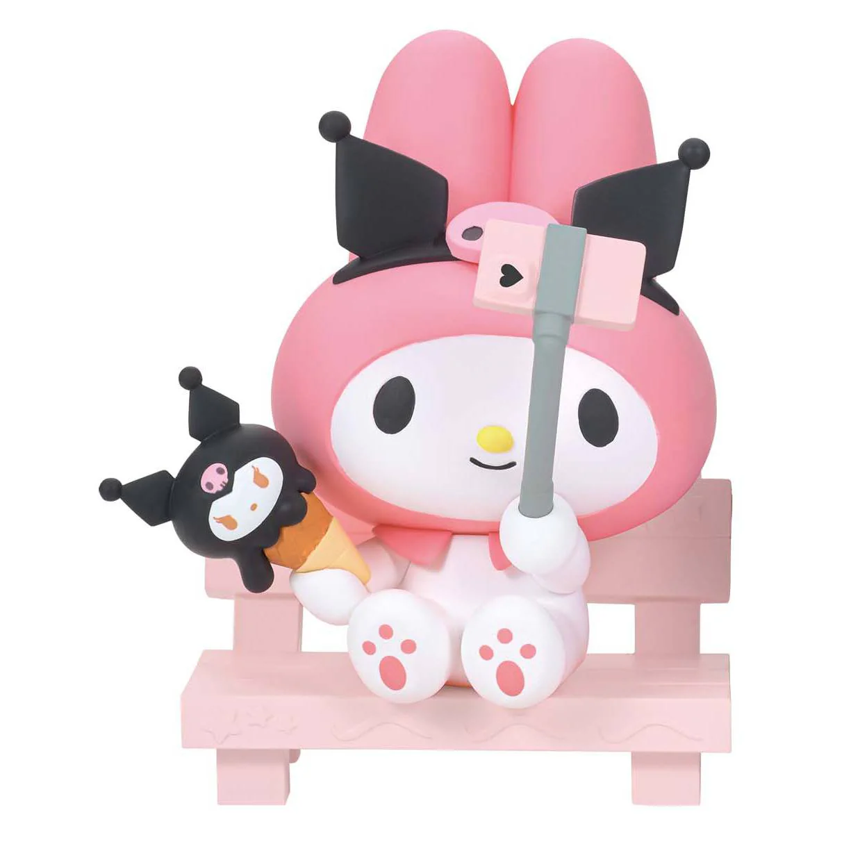 Sanrio - My Melody & Kuromi Nakayoshi Memories Figures 10cm (BANPRESTO) - Image 3